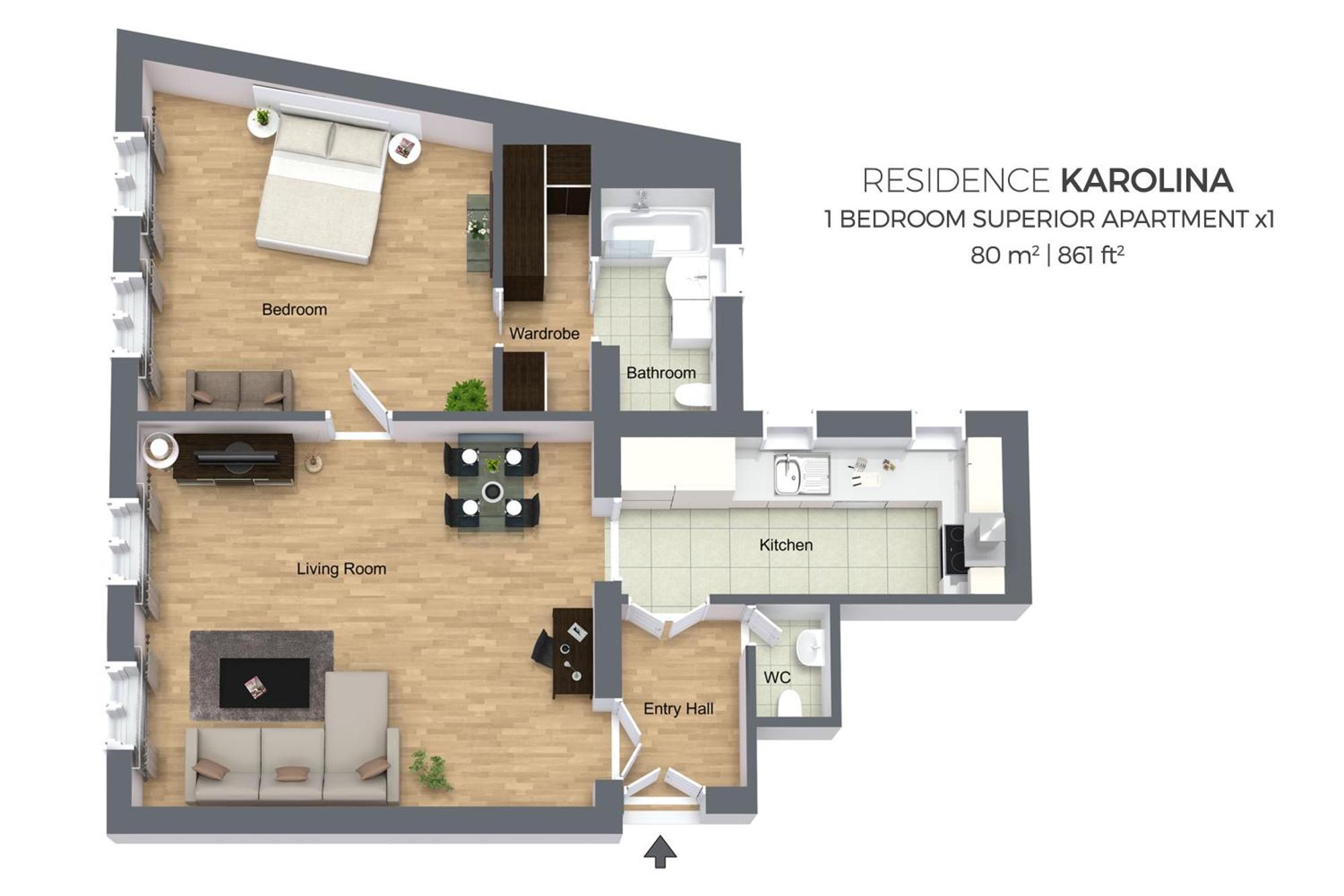Residence Karolina Prague Chambre photo