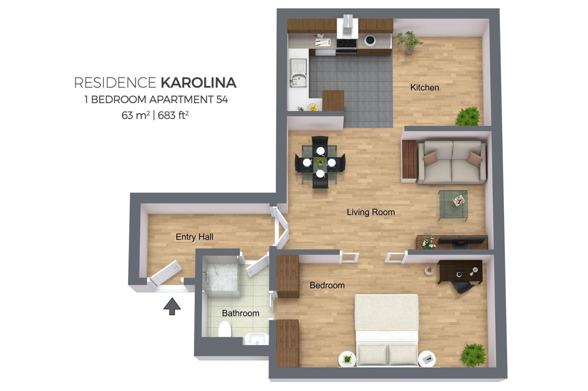 Residence Karolina Prague Chambre photo
