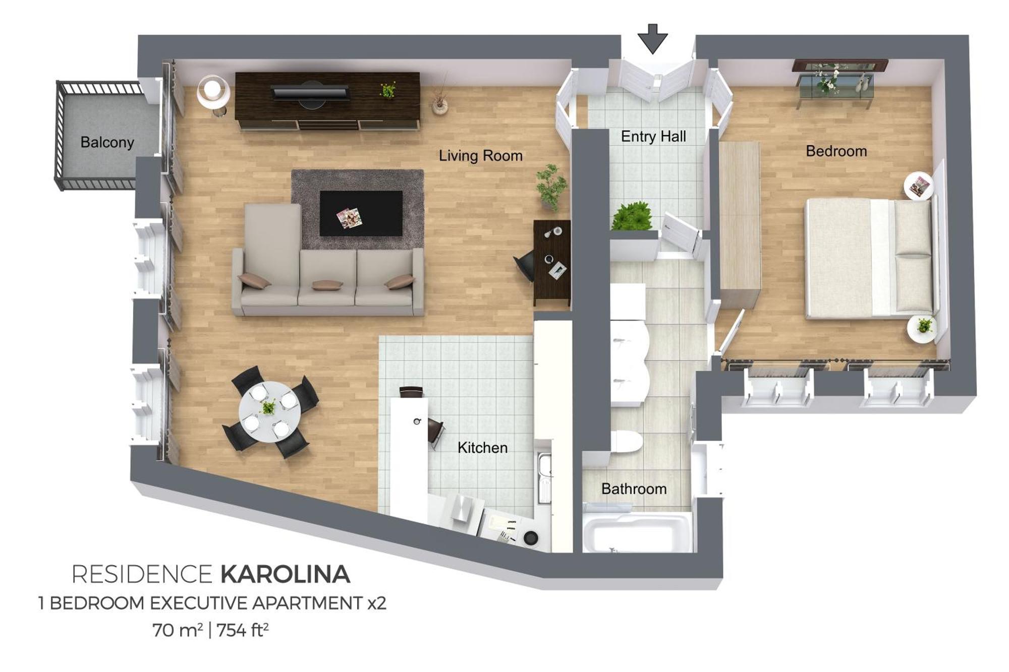 Residence Karolina Prague Chambre photo