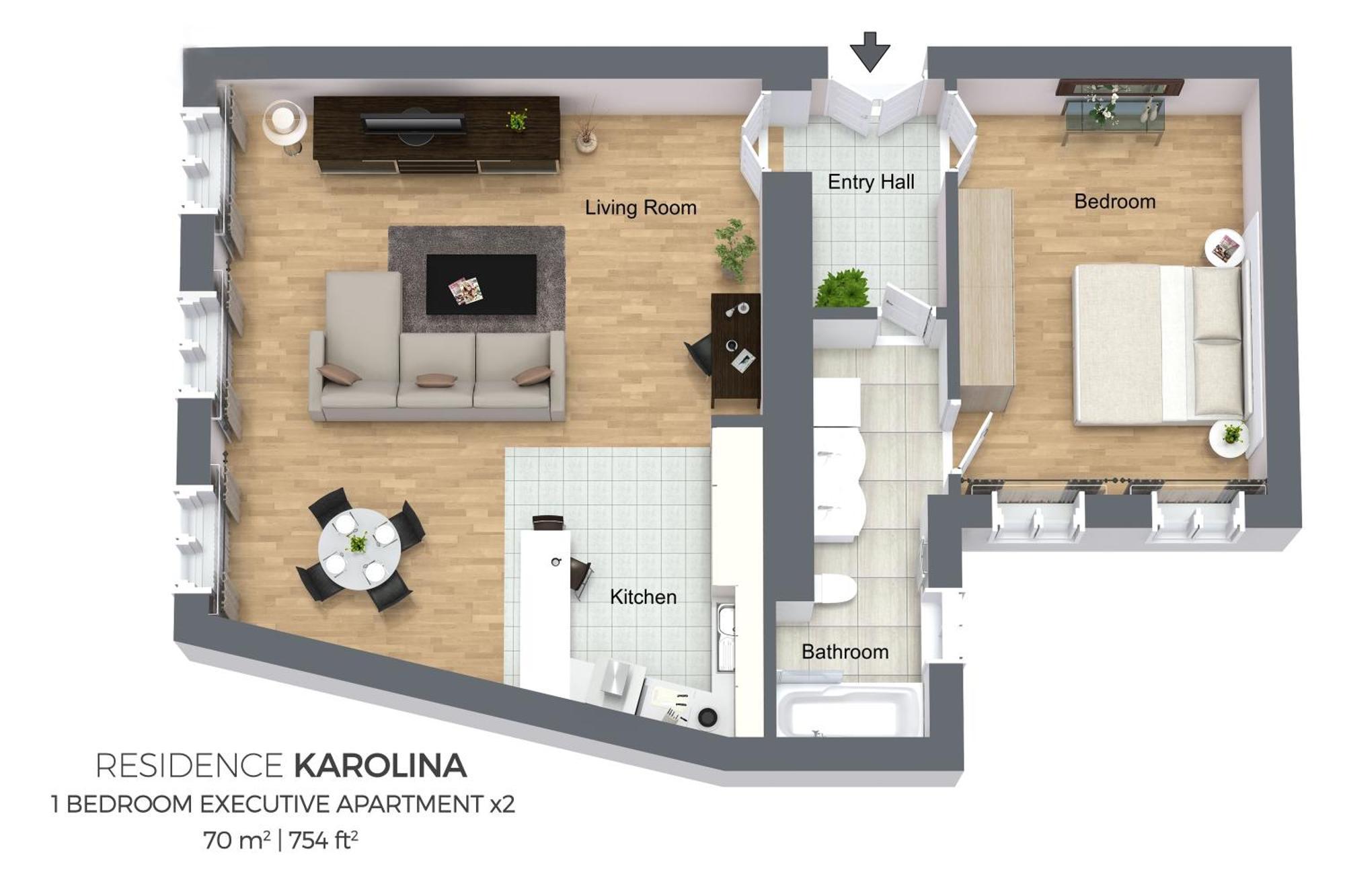 Residence Karolina Prague Chambre photo